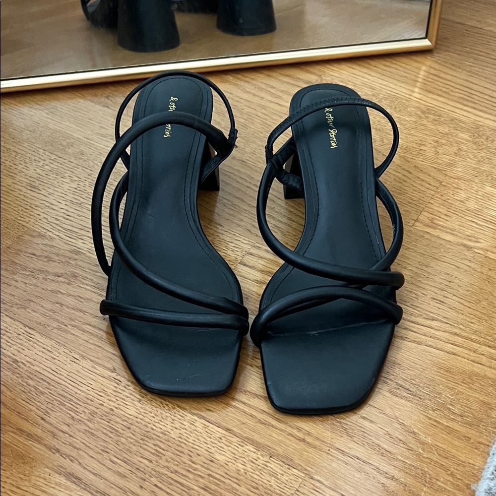 NWOT & other stories black strappy sandals